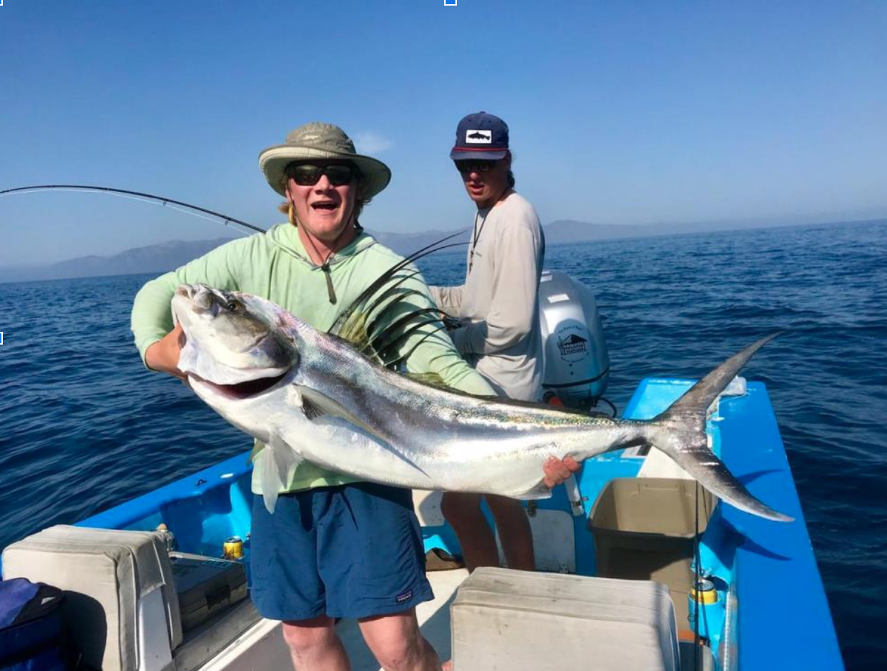 fly fishing boat la ventana roosterfish